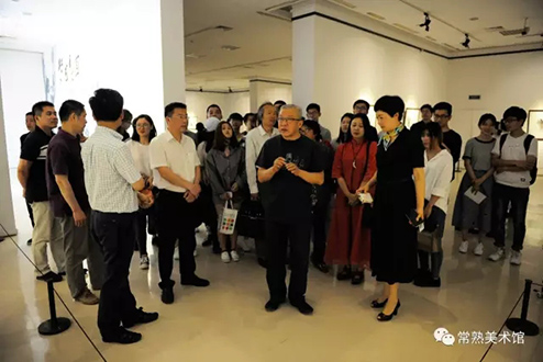 “梦回梨园——左和平戏曲人物画展”开幕式举行
