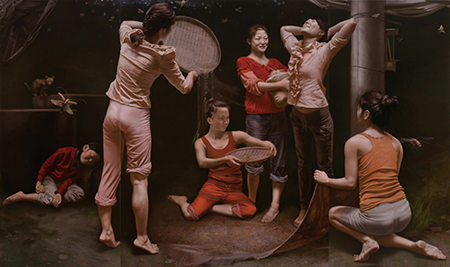 秋虫-马精虎-布面油画-180cm×300cm-2012年.jpg