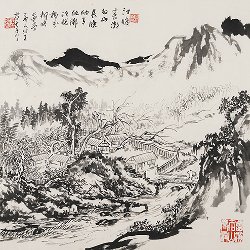 江旷春潮白  钱持云 53.5×54 纸本 中国画 2002 2005.0002常熟美术馆.jpg